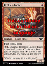 Mtg reckless lackey usato  Italia