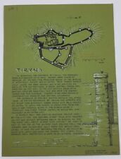 VINTAGE 1960S ORIGINAL ARCHITECTURAL ARTWORK ALL HAND DRAWN TIRYNS FORTRESS , used for sale  Shipping to South Africa