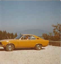 Photo yellow Opel Manta circa 1975-1980 car vintage car car, used for sale  Shipping to South Africa