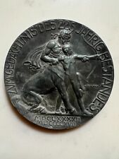 Large metal medal for sale  LONDON