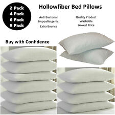 Used, Pillows Hollowfiber Filled Bounce Back Hotel Quality Anti Allergenic Pack2,4,6,8 for sale  Shipping to South Africa