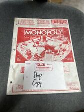 Stern monopoly pinball for sale  Southampton