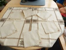 Vintage embroidered linen for sale  WATCHET