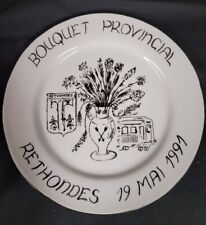 Rare assiette bouquet d'occasion  Montdidier