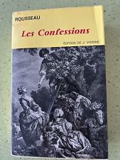 Rousseau confessions livre d'occasion  La Seyne-sur-Mer