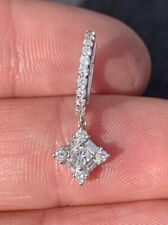 princess cut diamond earrings for sale  BRIGHTON