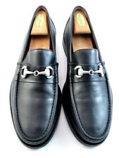 Mocassim masculino Allen Edmonds "AREZZO" couro italiano bit 11 D preto (250N) comprar usado  Enviando para Brazil