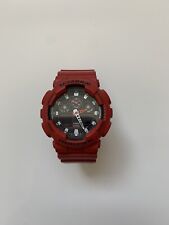 Reloj Pulsera Casio G-Shock Rojo Hombre - GA-100B-4A Excelente Estado segunda mano  Embacar hacia Argentina