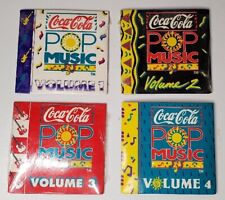 1991 mini CD de colección de música pop de Coca-Cola volúmenes 1, 2, 3 y 4 segunda mano  Embacar hacia Argentina
