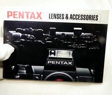 Lentes Pentax Flashes y Accesorios Lista Folleto Guía 1987 AF Cámaras Inglés segunda mano  Embacar hacia Argentina