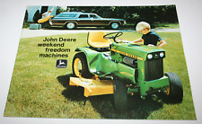 John Deere Weekend Freedom Machines Lawn and Garden Tractors 1971 70 110 112 140 for sale  Shipping to South Africa