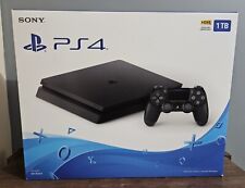 BOX ONLY Sony PlayStation 4 PS4 Slim Jet Black 1TB CUH-2215B for sale  Shipping to South Africa
