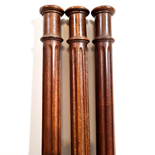 3 Columnas decorativas para tallar madera 25,39 en salvamento arquitectónico francés antiguo, usado segunda mano  Embacar hacia Argentina