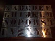 Pochoirs aluminium alphabet d'occasion  Ciry-le-Noble