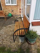 Wooded garden bench for sale  CORBY