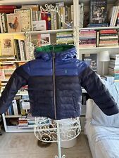 Polo Ralph Lauren Boys Riversible Jacket ( Size 3T ) Kayak Green/Blue Saturn, used for sale  Shipping to South Africa