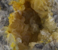 COLEMANITE CRYSTALS with PARAREALGAR - 2.2 cm - U S BORAX MINE, CALIFORNIA 28009 for sale  Shipping to South Africa