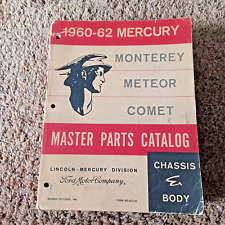 1960-1962 Mercury Monterey, Meteor, & Comet Master Parts chassi e catálogo de carroceria comprar usado  Enviando para Brazil