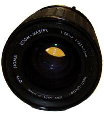 Fast SIGMA Zoom-Master 35-70MM 1:2.8-4  Multi-coated Lens PENTAX-K Mount Exc. for sale  Shipping to South Africa