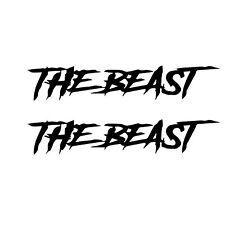 2pcs beast decal for sale  Los Angeles