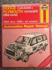 Usado, HAYNES - CARAVANA Y VOYAGER 1984 - 1993 Manual de reparación automática - # 1231 Estado usado.\\ segunda mano  Embacar hacia Mexico