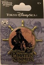 Broche e cartão Disney Tokyo Sea Pirates of the Caribbean Summer Jack Sparrow 2020 comprar usado  Enviando para Brazil