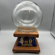 Knock On Wood Vintage Mr. Peanut Glass Globe Peanut Dispenser for sale  Shipping to South Africa