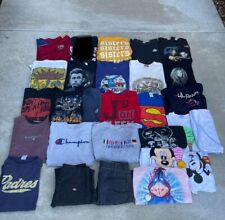 Lote de 27 camisetas masculinas vintage retrô anos 90 00 pacote atacado coleção revenda comprar usado  Enviando para Brazil