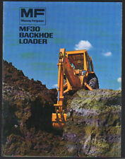 Massey Ferguson "MF 30" Tractor Backhoe Loader Brochure Leaflet for sale  Shipping to Ireland