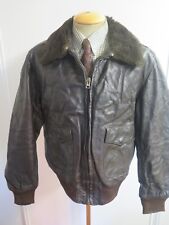 Vintage navy leather for sale  BEVERLEY
