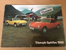 Triumph spitfire 1500 for sale  NOTTINGHAM