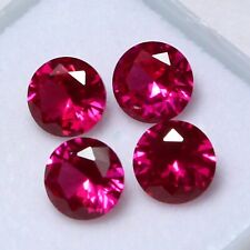 Certified 4 Pc RARE MOGOK Pigeon Red Ruby Natural 6x6 mm Round UNHEATED Gemstone for sale  Shipping to South Africa