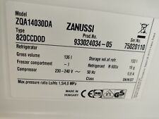 Zanussi counter integrated for sale  RINGWOOD