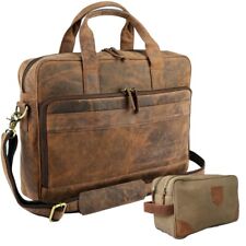 Leather laptop messenger for sale  New York