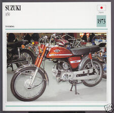 1973 Suzuki A50 A-50cc Japan Touring Bike Motorcycle Photo Spec Info Stat Card for sale  Shipping to South Africa