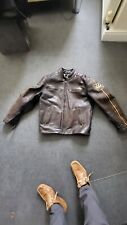 mens brown leather jackets for sale  NORTHWICH