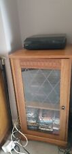 oak hi fi cabinet for sale  CROYDON