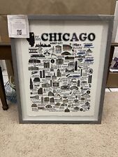 Chicago map wall for sale  Springfield
