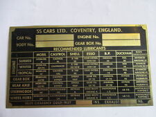 Nameplate plate 100 for sale  Shipping to Ireland