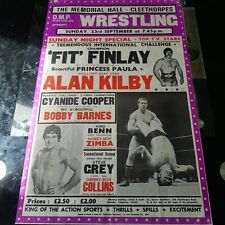 Wrestling poster fit for sale  GRIMSBY