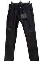 Jeans preto Dolce & Gabbana 33W novo com etiquetas - sem saco de papel ou caixa de loja comprar usado  Enviando para Brazil