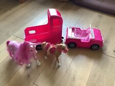 Barbie auto pferdeanhänger gebraucht kaufen  Bielefeld