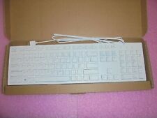 Nuevo teclado multimedia de escritorio con cable USB de Dell modelo inglés KB216 - blanco TKV0H segunda mano  Embacar hacia Argentina