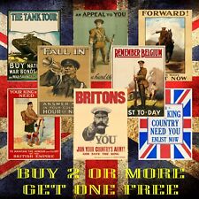 Pôsteres vintage de propaganda britânica de alta qualidade da Primeira Guerra Mundial A4 Aliados Primeira Guerra Mundial comprar usado  Enviando para Brazil