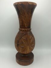 Wood vase carved for sale  Orlando