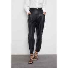 Spodnie ze sztucznej skóry Zara rozmiar 4 czarne na sprzedaż  Wysyłka do Poland