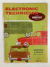 Antiga revista técnica eletrônica junho 1961 escolhendo um veículo para serviço de TV comprar usado  Enviando para Brazil