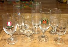 German Others Bier Beer Glasses Authentic Vintage Stem Glass Lot Of 7 for sale  Shipping to South Africa