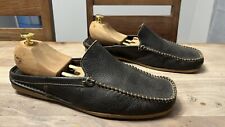 Tsonga Dark Brown Leather Slip On Mule Loafers Shoes UK 9 for sale  Shipping to South Africa