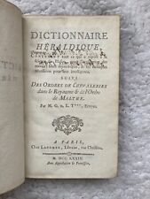 Genealogie dictionnaire herald d'occasion  Paris XI